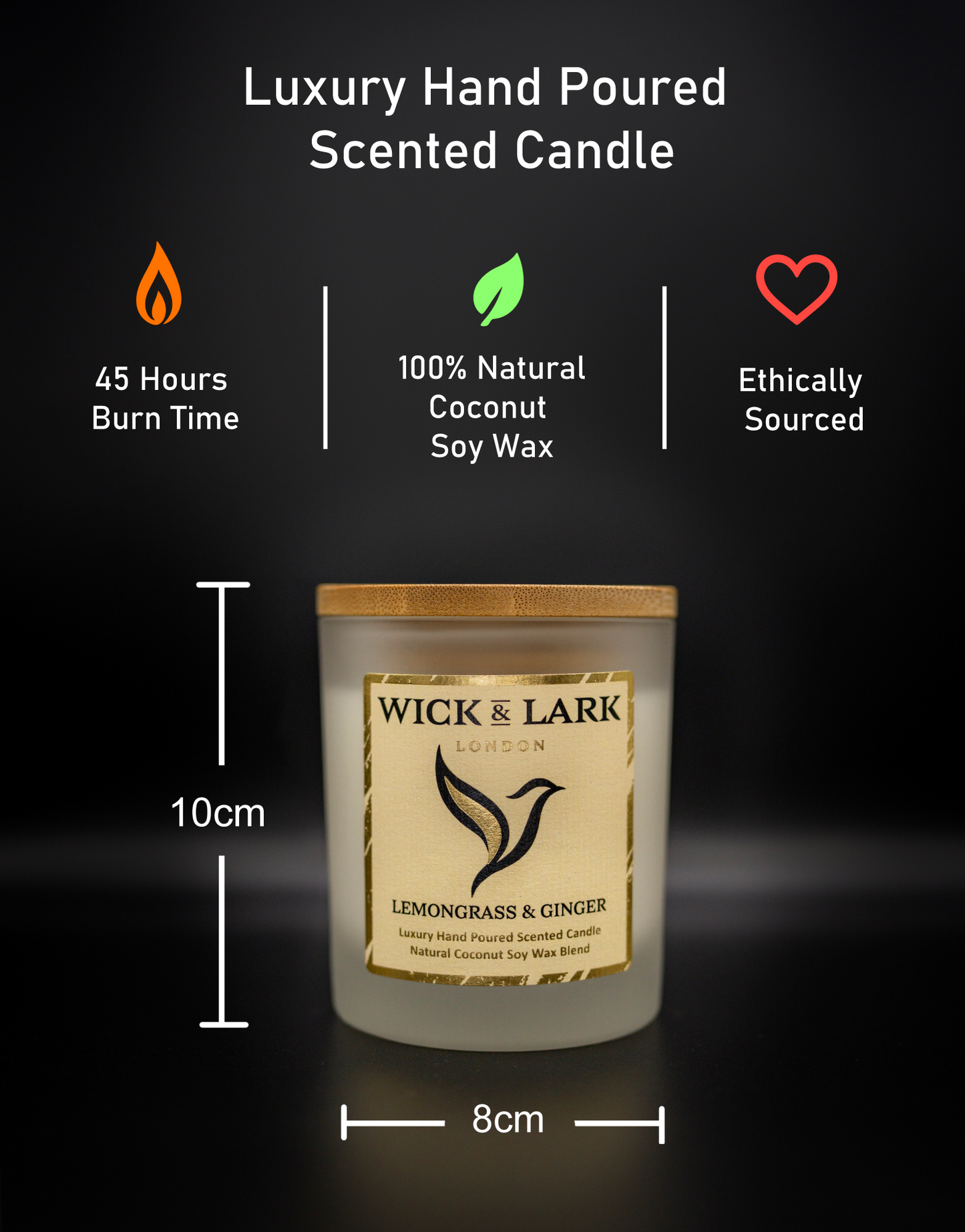 Lemongrass & Ginger Candle 200g