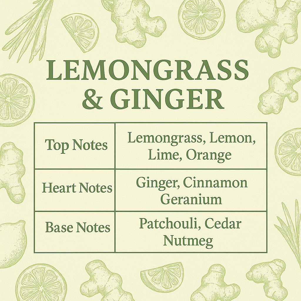Lemongrass & Ginger Candle 200g