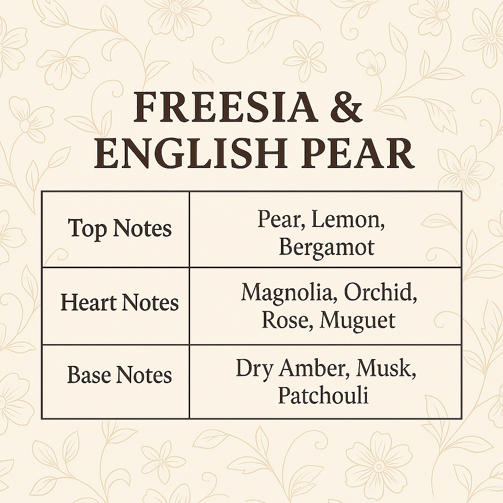 Freesia & English Pear 200g