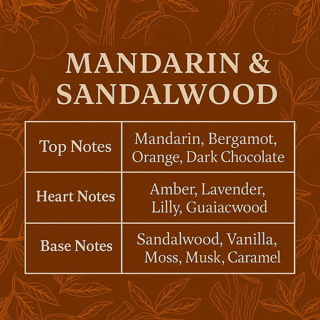 Mandarin & Sandalwood 200g