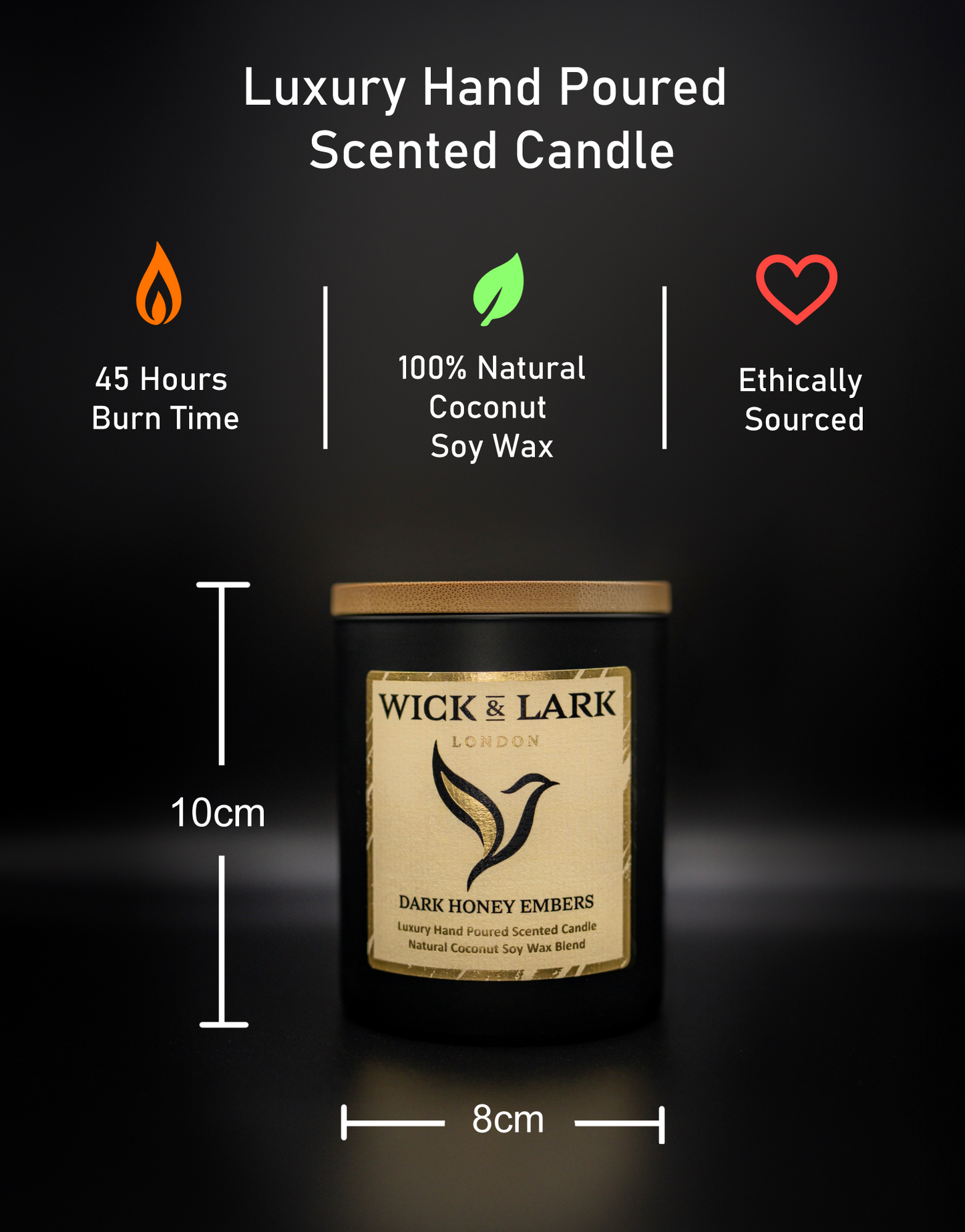 Dark Honey Embers 200g
